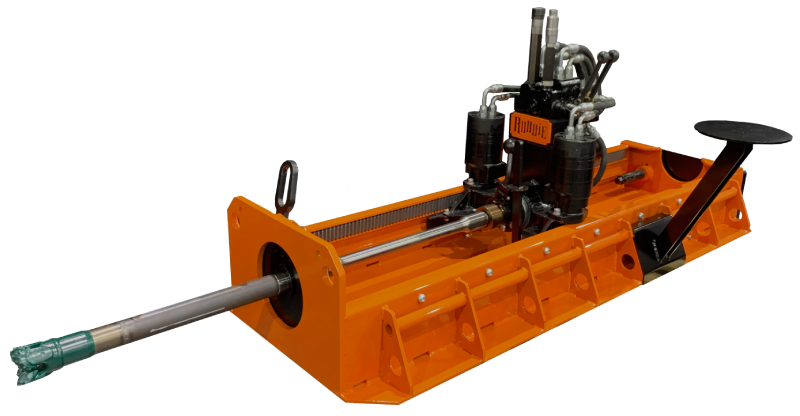 The Pit Shot® X4 Directional Drill is a powerful pit-launch HDD system engineered for utility service work where surface-launch drills cannot operate. Designed for tight or restricted jobsite conditions, the X4 installs 1″ to 6″ pipe with exceptional accuracy—ideal for sewer laterals on grade, water service lines, and conduit installations. With a rugged frame, high-torque rotational system, and a 15,000-lb push/pull capacity, the Pit Shot® X4 delivers reliable performance in demanding underground environments.